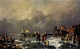 Andreas Achenbach Ufer des zugefrorenen Meeres painting